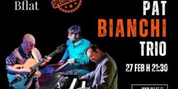 Pat Bianchi Trio arriva al Bflat: appuntamento a Cagliari il 27 febbraio 2026