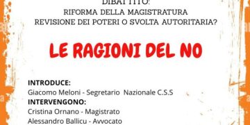 Referendum sulla magistratura, il 10 febbraio convegno della Confederazione Sindacale Sarda