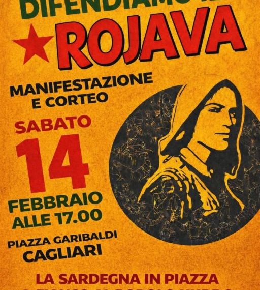 Manifestazione a Cagliari per il popolo curdo