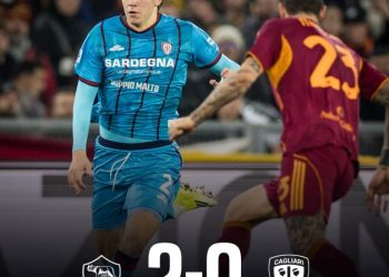 Sconfitta rossoblù a Roma contro i giallorossi