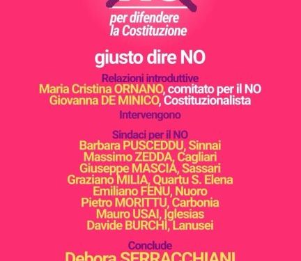 Referendum costituzionale, si apre a Cagliari la campagna regionale del PD per il NO con Debora Serracchiani