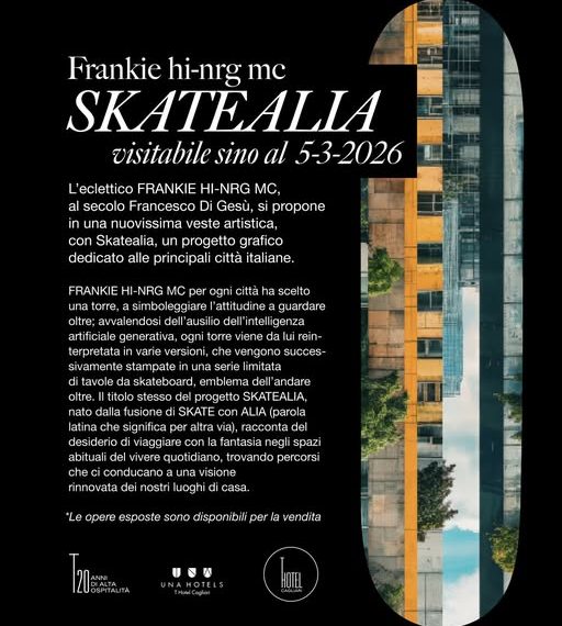 Sino al 5 marzo sarà visitabile Skatealia il nuovo progetto di Frankie hi-nrg mc a Cagliari