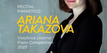 La solista russa Ariana Takazova si esibisce alla Casa Russa a Roma