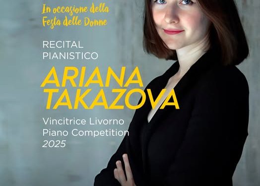 La solista russa Ariana Takazova si esibisce alla Casa Russa a Roma