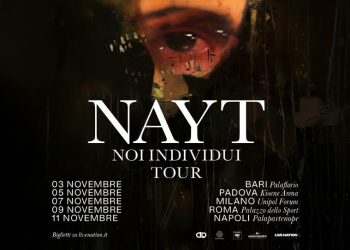 Nayt annuncia il suo primo tour nei palasport