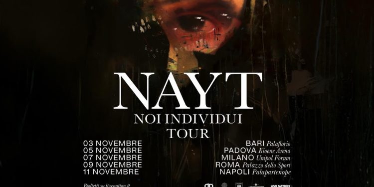 Nayt annuncia il suo primo tour nei palasport