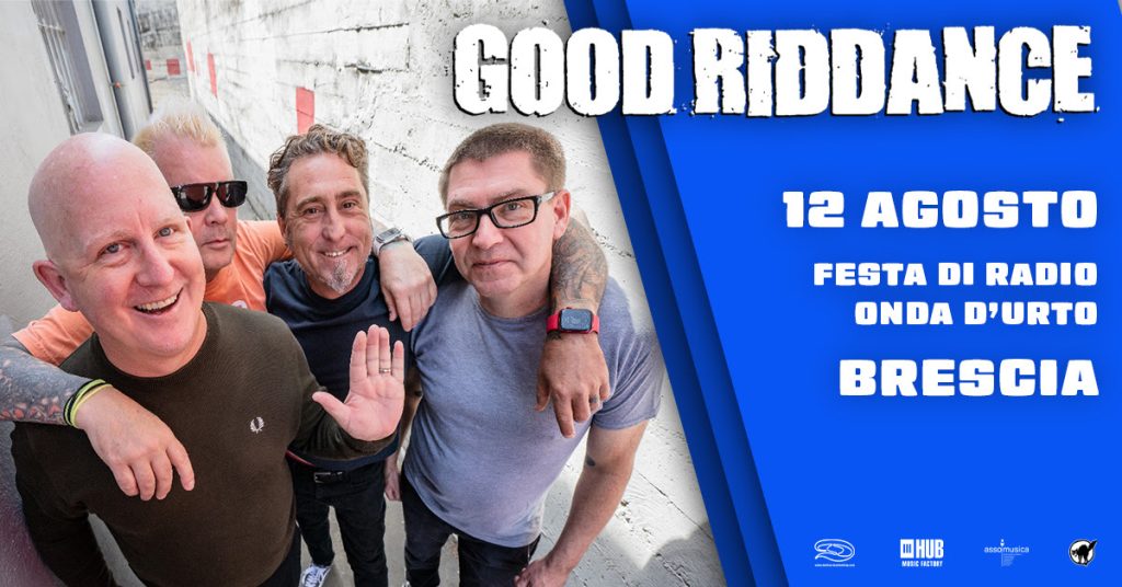 I Good Riddance alla Festa di Radio Onda D’Urto a Brescia