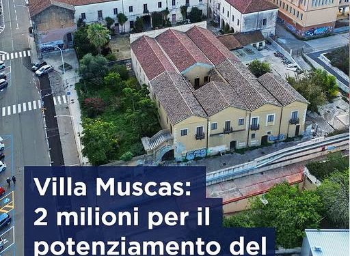 Villa Muscas a Cagliari diventerà nuovo polo culturale: via libera ai lavori di riqualificazione