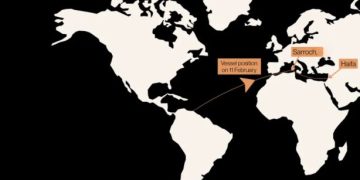 Denuncia degli attivisti per la Palestina: “Il petrolio rubato ai venezuelani è diretto all’entità occupate israeliana”