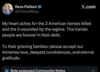 Il ‘principe’ ereditario a vita Reza Pahlavi sui social esprime solidarietà agli Usa e si dimentica del suo popolo