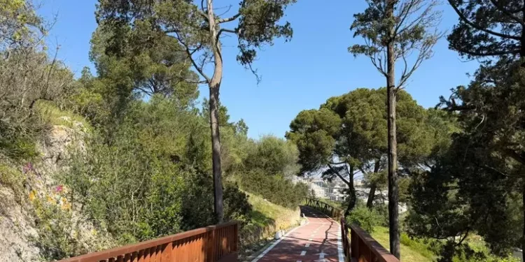 Apertura pista ciclo-pedonale all’interno del parco di Monte Claro