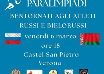 Paralimpiadi invernali: Verona, presidio in sostegno agli atleti russi e bielorussi