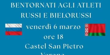 Paralimpiadi invernali: Verona, presidio in sostegno agli atleti russi e bielorussi