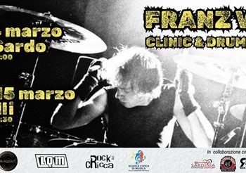 Il batterista Franz Valente in tour in Sardegna