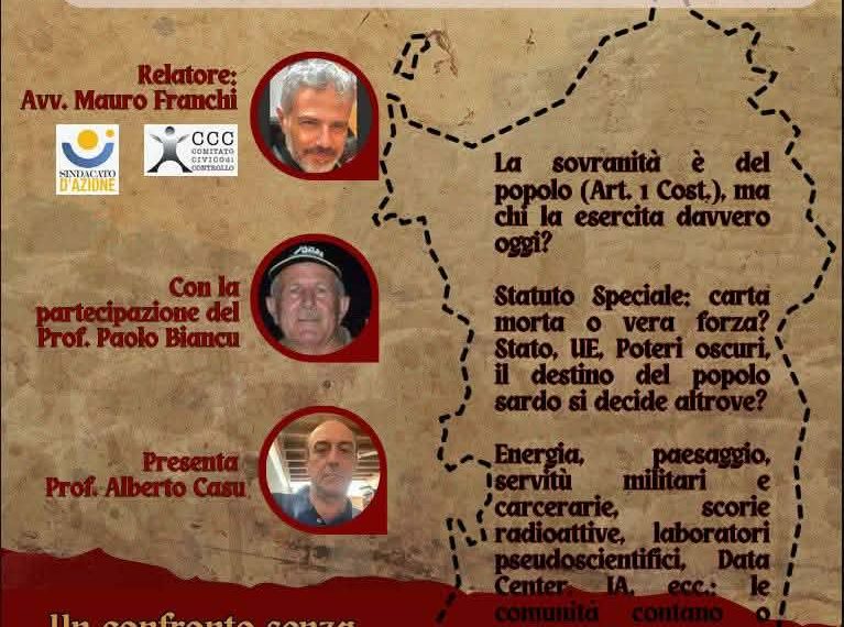 La Sardegna decide, convegno a Cagliari
