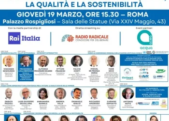 “Acqua, agricoltura e salute”, a Roma un convegno sulla gestione delle risorse idriche