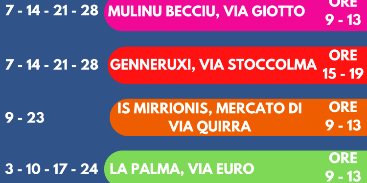 Cagliari, il calendario delle fermate e le novità del Bibliobus per aprile 2026