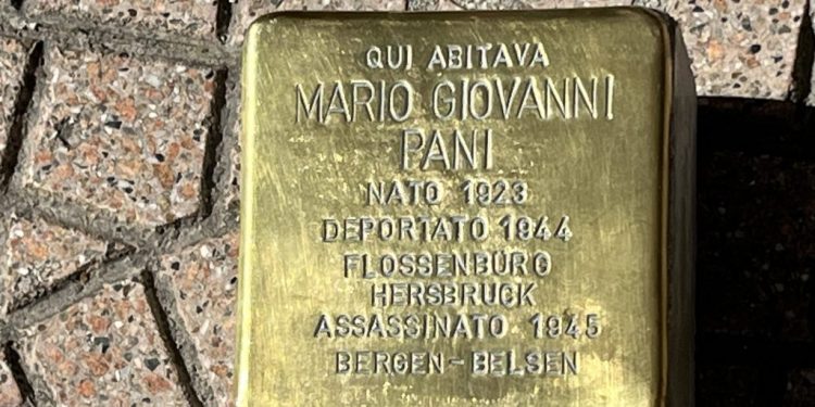 A Cagliari la prima pietra d’inciampo in memoria di Mario Giovanni Pani