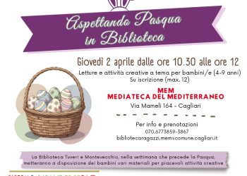 Cagliari, aspettando Pasqua in Biblioteca: attività gratuite per bambine e bambini