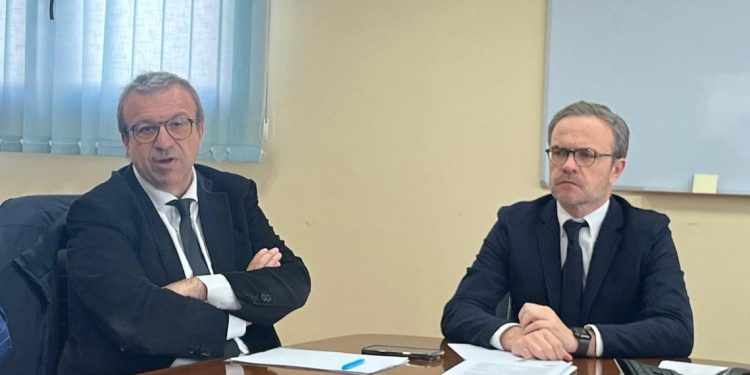 L’assessore dell’Industria Cani in visita al Consorzio Industriale Provinciale Sulcis-Iglesiente