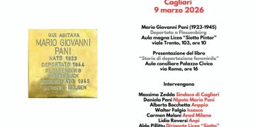 In memoria di Mario Giovanni Pani la prima pietra d’inciampo a Cagliari