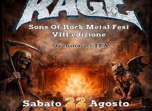 I Rage arrivano in Sardegna: saranno gli headliner del Sons Of Rock Metal Fest a Mores