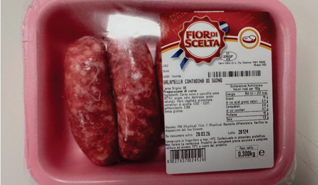 Allerta alimentare, il Ministero richiama la salamella