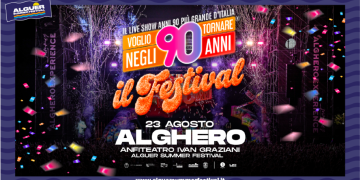 Voglio Tornare Negli Anni 90, lo show più amato d’Italia, arriva ad Alghero il 23 agosto 2026