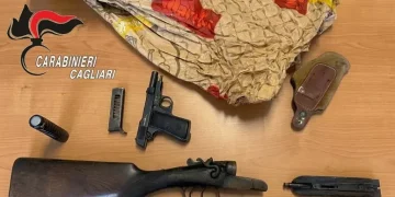 Armi e munizioni nel fienile, 41enne arrestato a Silius