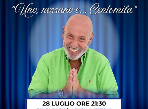 Maurizio Battista alla Fiera di Cagliari il 28 luglio 2026