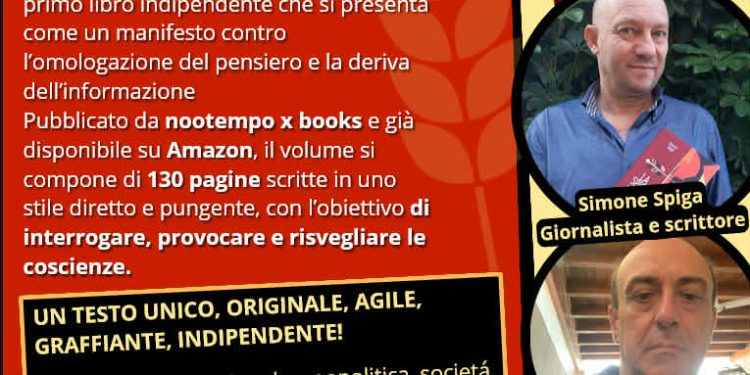 Simone Spiga presenta il suo libro “La Spiga nell’Occhio” a Cagliari: appuntamento l’11 aprile