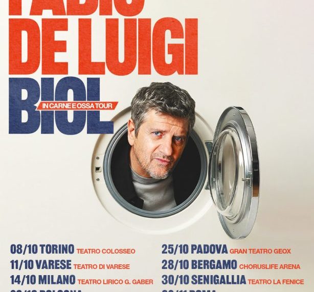 Fabio De Luigi torna a teatro con BIOL – In Carne e Ossa Tour