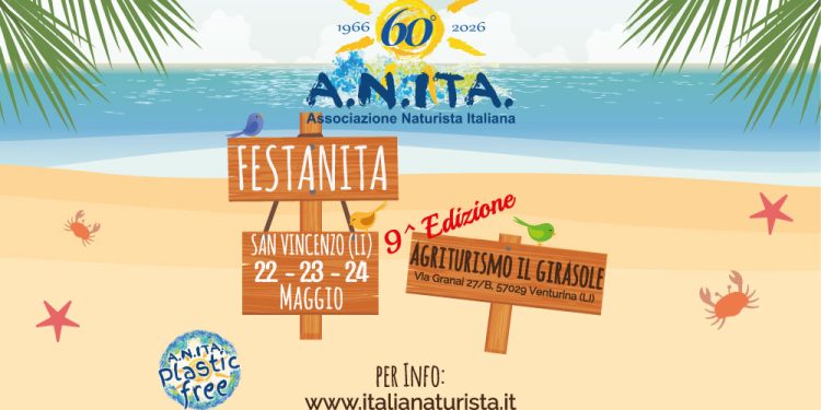 Torna FestAnita 2026, nonaedizione della tre giorni in nudità