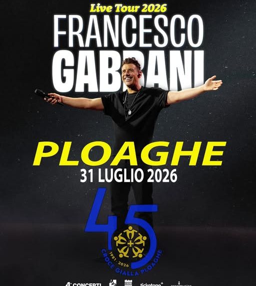 Francesco Gabbani torna in Sardegna, una data a luglio a Ploaghe