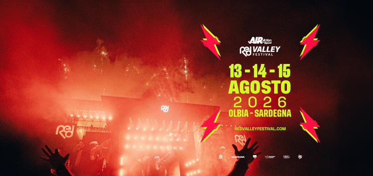 Il Red Valley Festival torna a Olbia  dal 13 al 15 agosto
