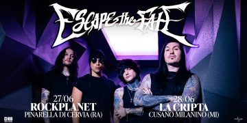 Escape The Fate: tornano in Italia dopo due anni con due date