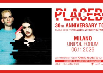 Placebo in concerto a Milano con il “30th Anniversary Tour” il 6 novembre 2026