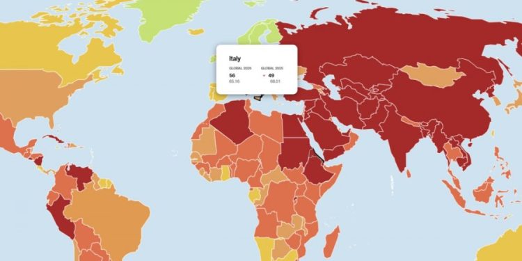 Classifica Rsf, Italia 56ª. Costante: «La libertà di stampa precipita, urgenti interventi concreti»