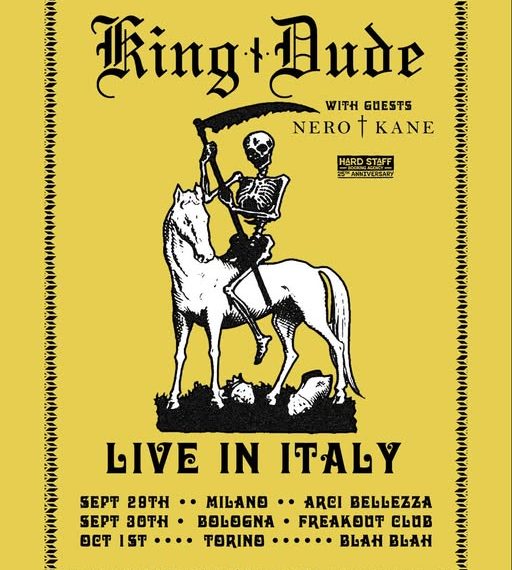 King Dude in Italia: tre date tra settembre e ottobre 2026