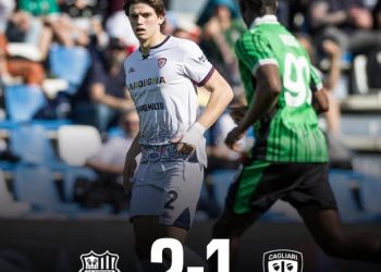 Serie A: il Cagliari perde due a uno contro il Sassuolo