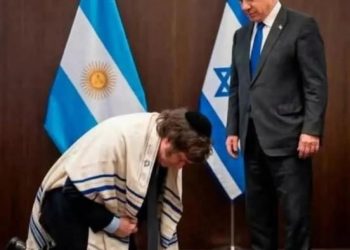 Il pazzoide Milei in Israele sostiene l’aggressione all’Iran