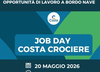 Lavoro, Job Day Costa Crociere a Quartu Sant’Elena