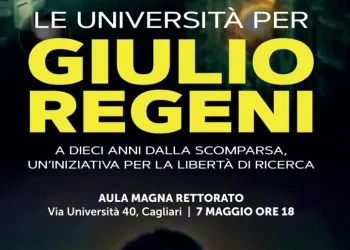 Anche l’ateneo di Cagliari aderisce a “Le Università per Giulio Regeni”