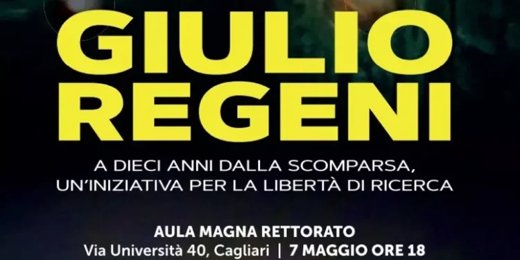 Anche l’ateneo di Cagliari aderisce a “Le Università per Giulio Regeni”
