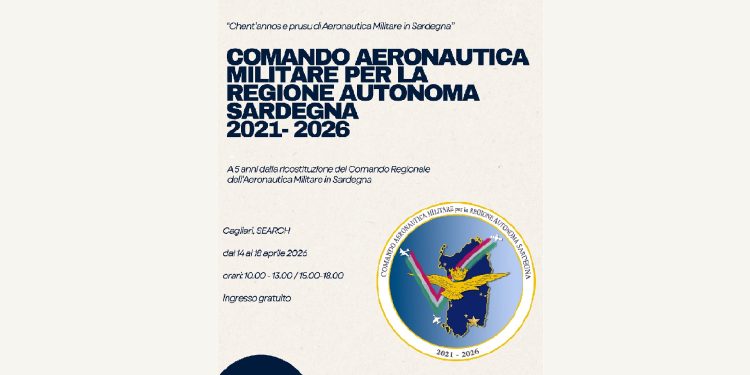 Cent’anni e più di Arma Azzurra in Sardegna, al Serch di Cagliari dal 14 al 18 aprile