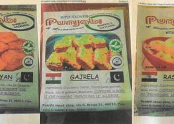 Richiamati tre dolci indiani: manca l’etichettatura obbligatoria degli allergeni