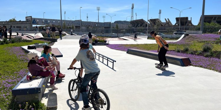 Cagliari, inaugurato il nuovo skatepark al Grande Villaggio Sportivo Monte Mixi