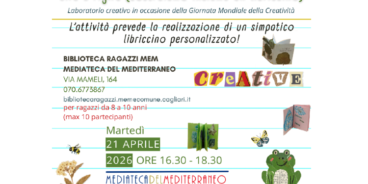 Cagliari, Laboratorio gratuito alla MEM il 21 aprile per bambine e bambini 8-10 anni
