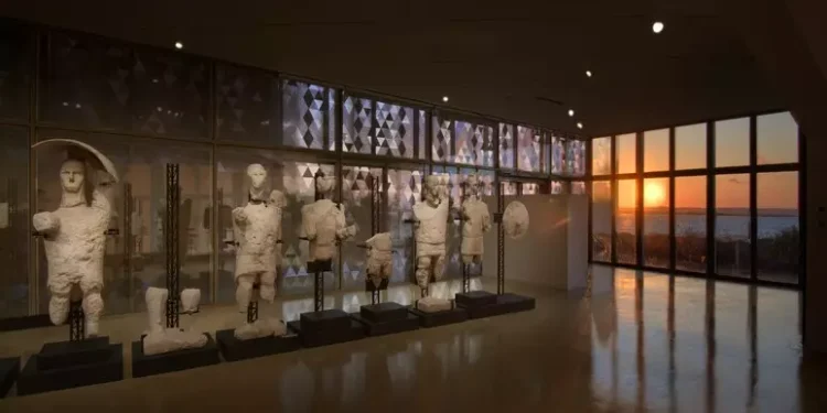 I giganti di Mont’e Prama per la prima volta esposti tutti insieme a Cabras