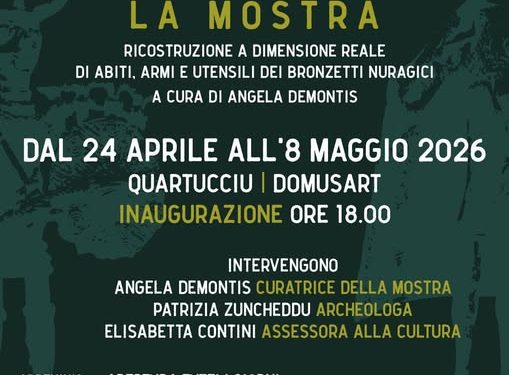 A Quartucciu la mostra “Il Popolo di Bronzo” aperta fino all’8 maggio alla DomusArt